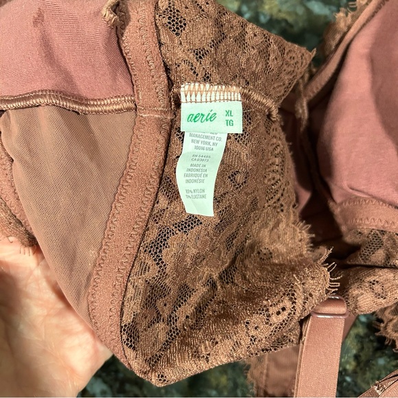 Aerie Lace Bralette XL EUC Adjustable straps Razorback - Picture 5 of 5